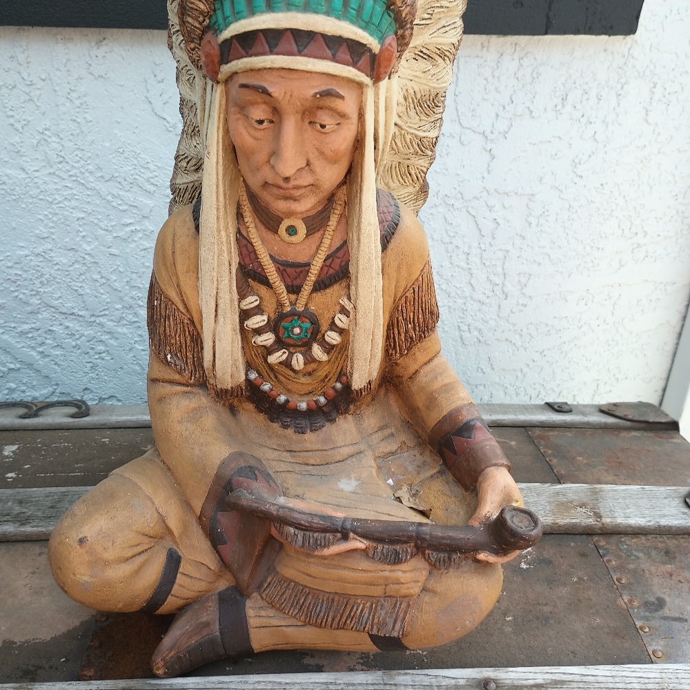 Vintage handcrafted Indian man